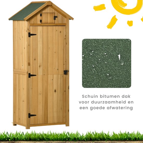 Tuinkast met vlak dak Taman online shoppen