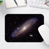 Muismat - Galaxy Foto van Sterren op de Melkweg - 25x18 cm - 2 mm Dik - Muismat van Vinyl