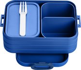 Mepal - Boîte à lunch bento Take a Break midi - y compris boîte à bento - Bleu vif - Boîte à lunch pour adultes
