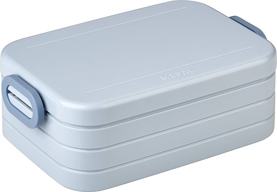 Mepal Lunchbox midi – Broodtrommel – 4 boterhammen - Nordic blue