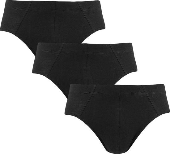 SCHIESSER pack slips (pack de 3) - super mini slips pour hommes - noir - Taille : 3XL