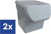 Vegbox - Recyclebak - Groentenbak - 33 cm x 25.5 cm x 26.8 cm - 2 stuks