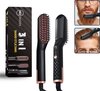 Luxe Baard Stijltang - Inclusief Gratis E-book - Baard Borstel - Baardstyler - Mini Stijltang Voor Kort Haar - Hot Comb - Haarverzorging - Voor Dun en Dik Haar