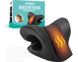 Premes - nekstretcher - massagekussen - nekkussen - nekkussen memory foam - nekmassage apparaat - met warmte - Neck Releaser - Nek Massage -