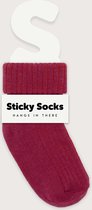 Sticky socks - babysokjes die niet afzakken -0-3 M - Mitzy - 100% biologisch katoen - antislipzone - Nederlands design