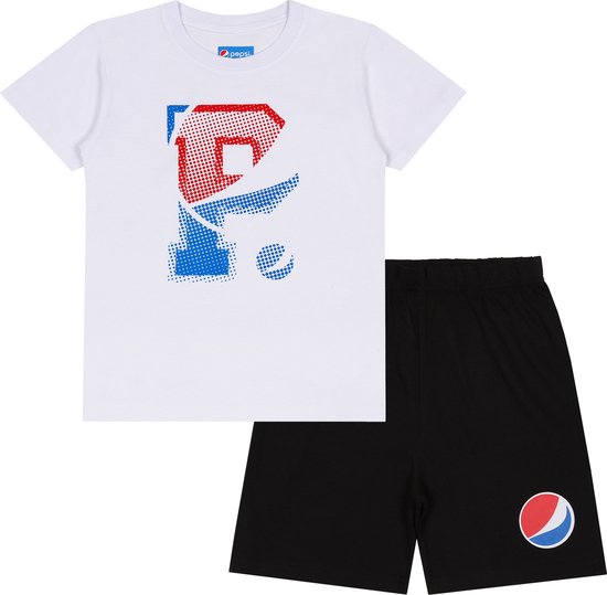PEPSI - Jongenspyjama met korte mouwen, katoenen pyjama voor een jongen / 134