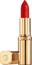 L’Oréal Paris Color Riche Satin Lipstick - Verzorgende, Lippenstift Verrijkt met Arganolie - 297 Red Passion - Rood - 4,54 gr