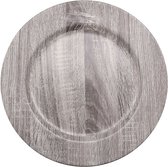 Assiette Versa Grijs Bamboe Polypropylène (33 x 33 cm)