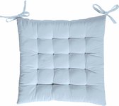 Mistral Home | Coussin de chaise - coton - 40 x 40 cm - Bleu clair