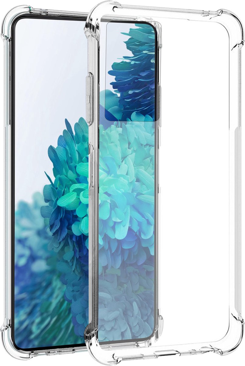 Samsung Galaxy S20 FE hoesje transparant siliconen backcover shockproof