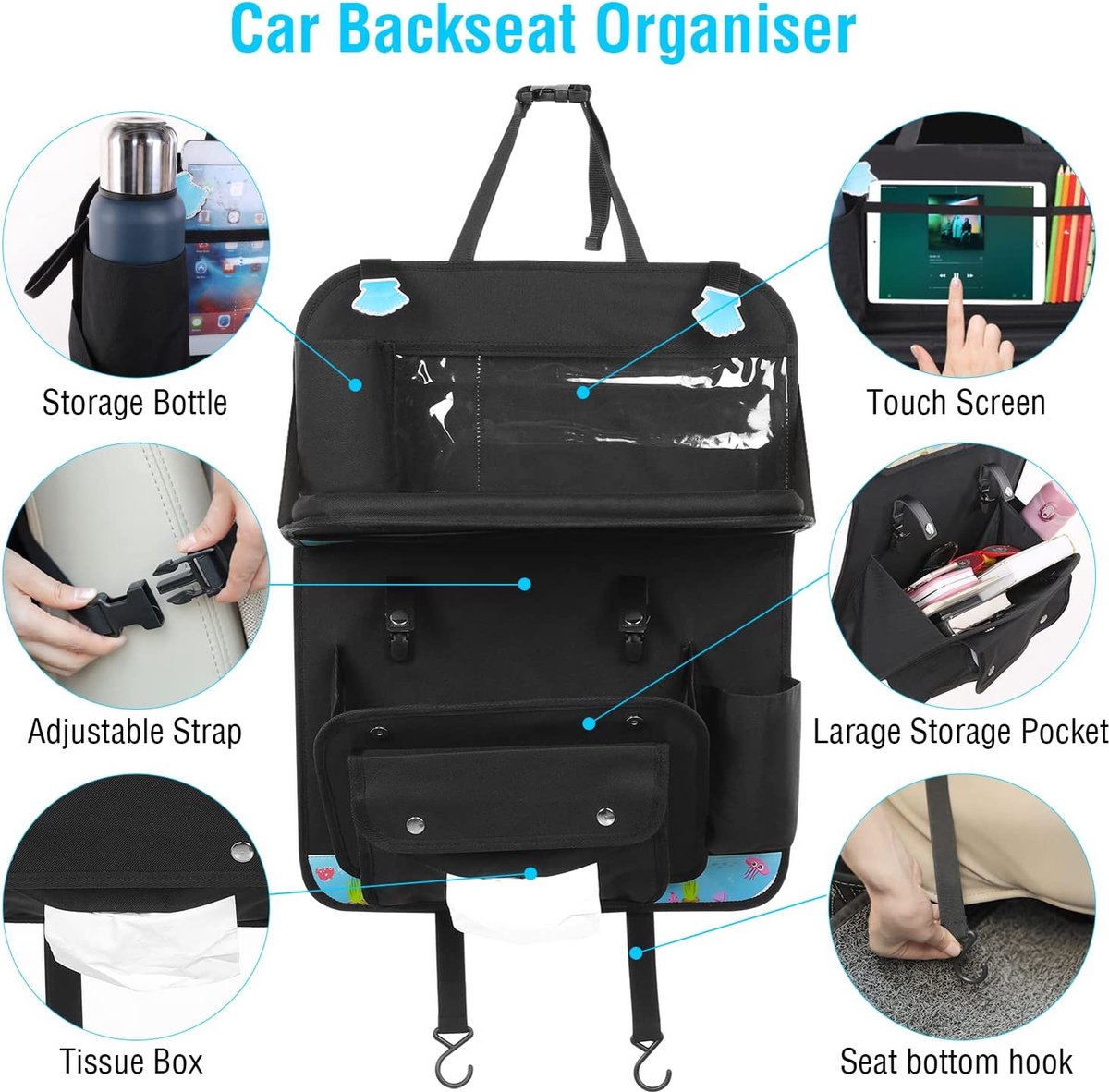 Autostoel Organizer voor Mercedes Benz E-Class W211