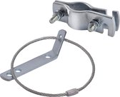PD® - Breekkabel met Trekhaakklem - Voor Ongeremde Aanhanger - Aanhangwagen & Trekhaak - Aanhanger Beveiliging - Breekkabel Aanhangwagen - Oplooprem kabel - Staalkabel - Veiligheidskabel