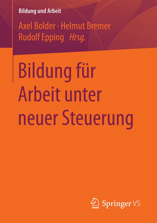 Bildung für Arbeit unter neuer Steuerung - cover