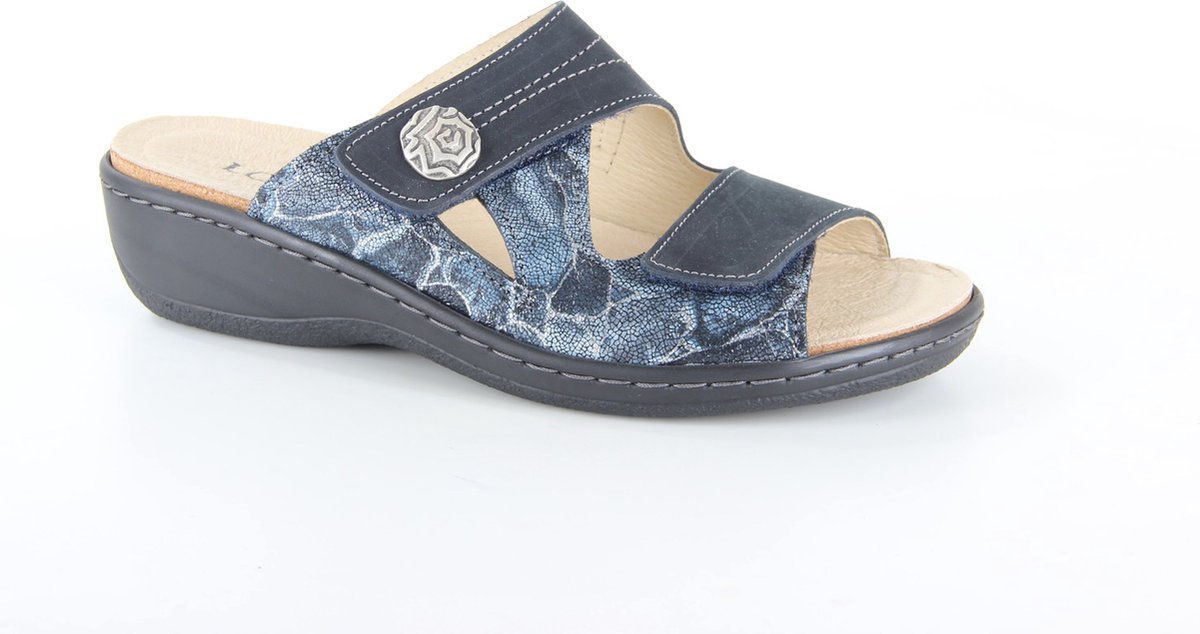 Longo 1044721 0 dames slippers maat 41 blauw bol
