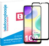 Telefoonglaasje Screenprotectors Geschikt voor Xiaomi Redmi 10A 4G - Volledig Dekkend - Gehard Glas Screenprotector Geschikt voor Xiaomi Redmi 10A 4G - Beschermglas van rand tot rand