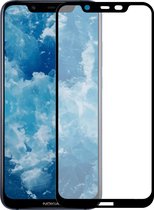 Telefoonglaasje Screenprotectors Geschikt voor Nokia 8.1 - Volledig Dekkend - Gehard Glas Screenprotector Geschikt voor Nokia 8.1 - Beschermglas van rand tot rand