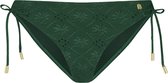 Beachlife Green Embroidery Dames Bikinibroekje - Maat 42