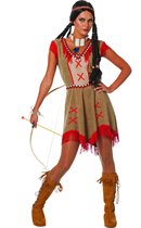 Indiaan Kostuum | Indiaanse Minehaha Kuis Kind | Vrouw | Maat 38 | Carnaval kostuum | Verkleedkleding