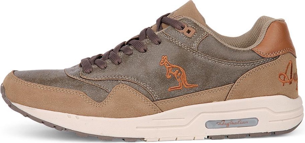 Australian Heren Sneakers Retro Max Bruin Maat 43