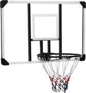 VDXL Basketbalbord 106x69x3 cm polycarbonaat transparant
