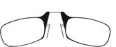 Noci Eyewear ZCB356 Travel Leesbril +2.50 - Mat zwart - Noseclip in platte hardcase