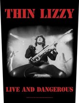 Thin Lizzy - Live & Dangerous Rugpatch - Zwart