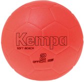 Ballon de handball de plage Kempa Soft rouge fluo - Taille 2