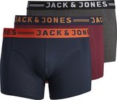 JACK&JONES PLUS JACLICHFIELD TRUNKS NOOS 3 PACK PLS Heren Onderbroek - Maat EU4XL US2XL