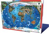 The Endangered Species collection - Puzzel Nr. 2 De wereldkaart - 3000 stukjes