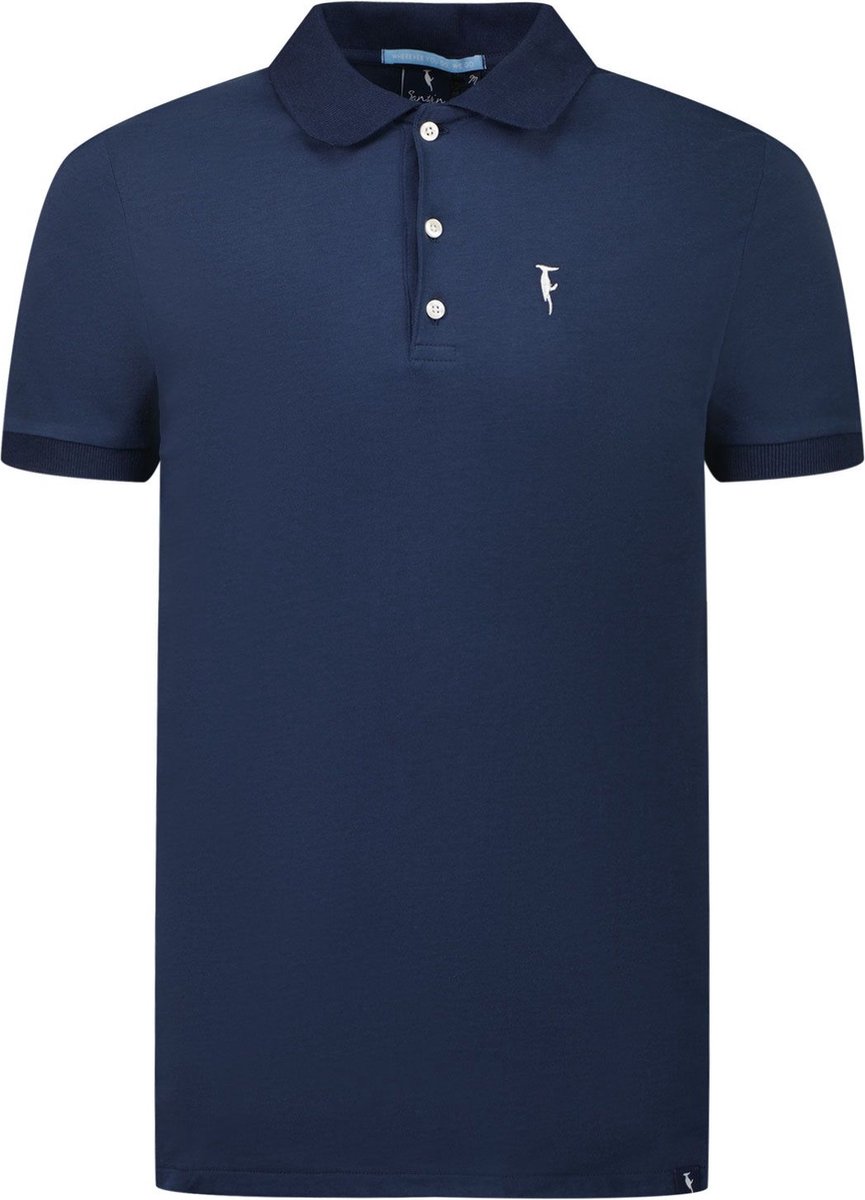 Sanwin Polo Shirt Pompano Blue - Donker Blauw - L