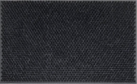 Relaxdays - deurmat ster - kokos voetmat - kokosmat patroon - 60 x 40