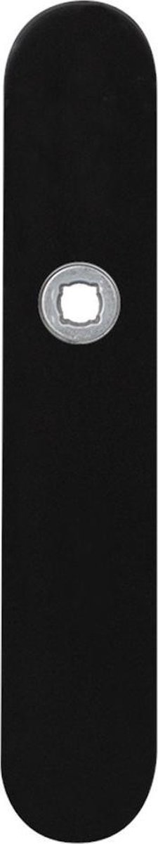 GPF Gatd rechts langschild afg 218x40x8,5mm PC72 zwart