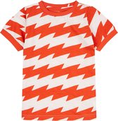 Tomaz T-shirt 21 slub jersey zigzag red white Red: 80/12m