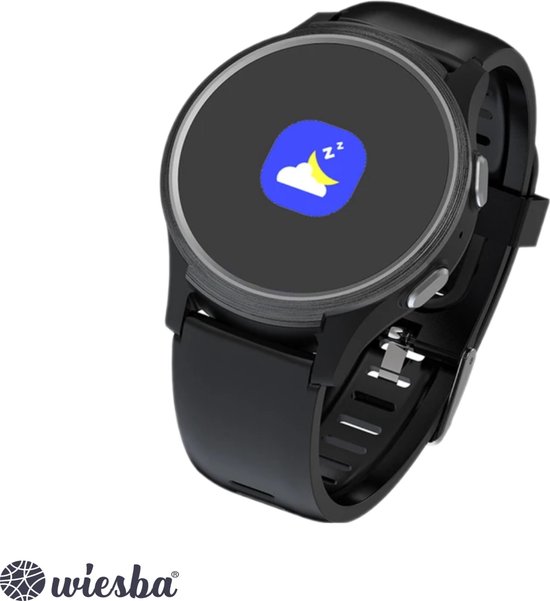 Wiesba WB58S - GPS Horloge Senior - Smartwatch voor Ouderen - Persoonlijke alarmen - alarm horloge ouderen - GPS Horloge Alzheimer - Valdetectie - Personenalarmering met SOS knop Alarmknop