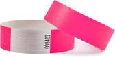 100 Bracelets - 2 Color Mix - Rose Fluo et Jaune Fluo - Combicraft - Festival - Haute qualité