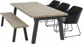 Derby Avila dining tuinset 240x100xH75 cm 5-delig 4 Seasons Outdoor