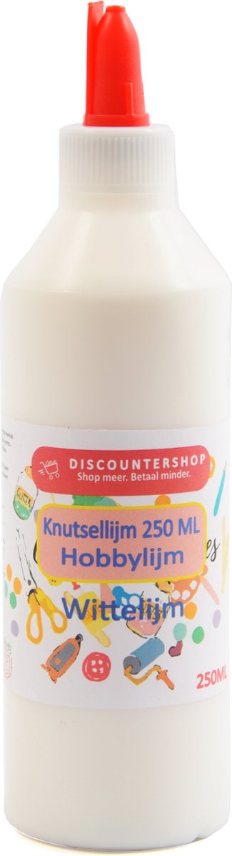Knutsellijm - 250ml - Universele lijm voor knutselen - Knutsellijm voor kinderen - Betaalbaar en veelzijdig