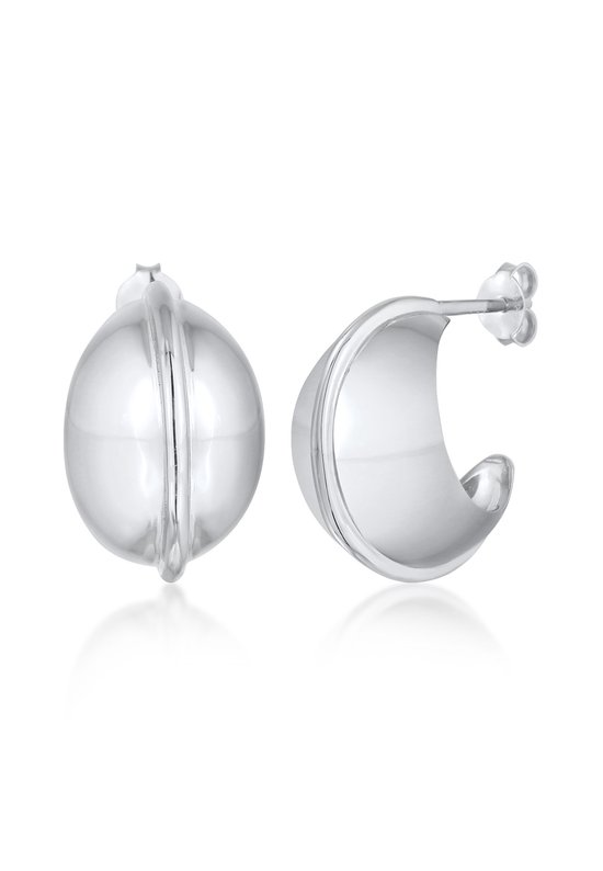 Elli Damesoorbellen 925 sterling zilver kristallen, Facetgeslepen