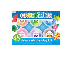 Ooly - Creatibles - Deluxe air dry clay kit - 6 Stuks met 24 kleuren