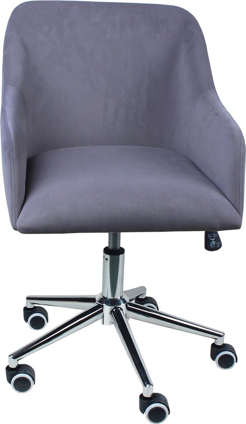 Moderne Velvet Bureaustoel met onderstel - Fluweel -... | bol.com
