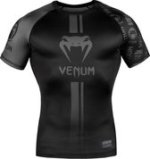 Venum Rashguard Logos Short Sleeve Zwart Medium