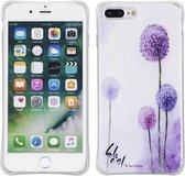 Purple dandelion Iphone 7 plus flexibel cover