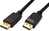 ROLINE GREEN DisplayPort-kabel, v1.4, DP M - M, zwart, 5 m