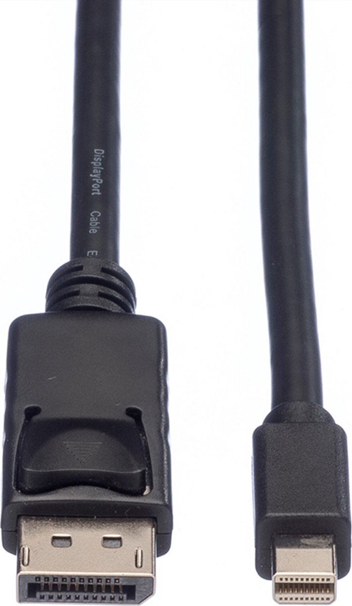 ROLINE GREEN DisplayPort kabel, DP Male - Mini DP Male, TPE, zwart, 2 m