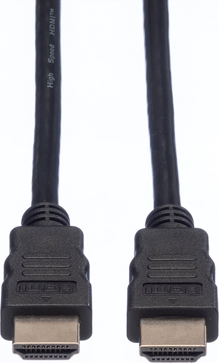 ROLINE HDMI High Speed kabel met Ethernet M-M, zwart, 1,5 m
