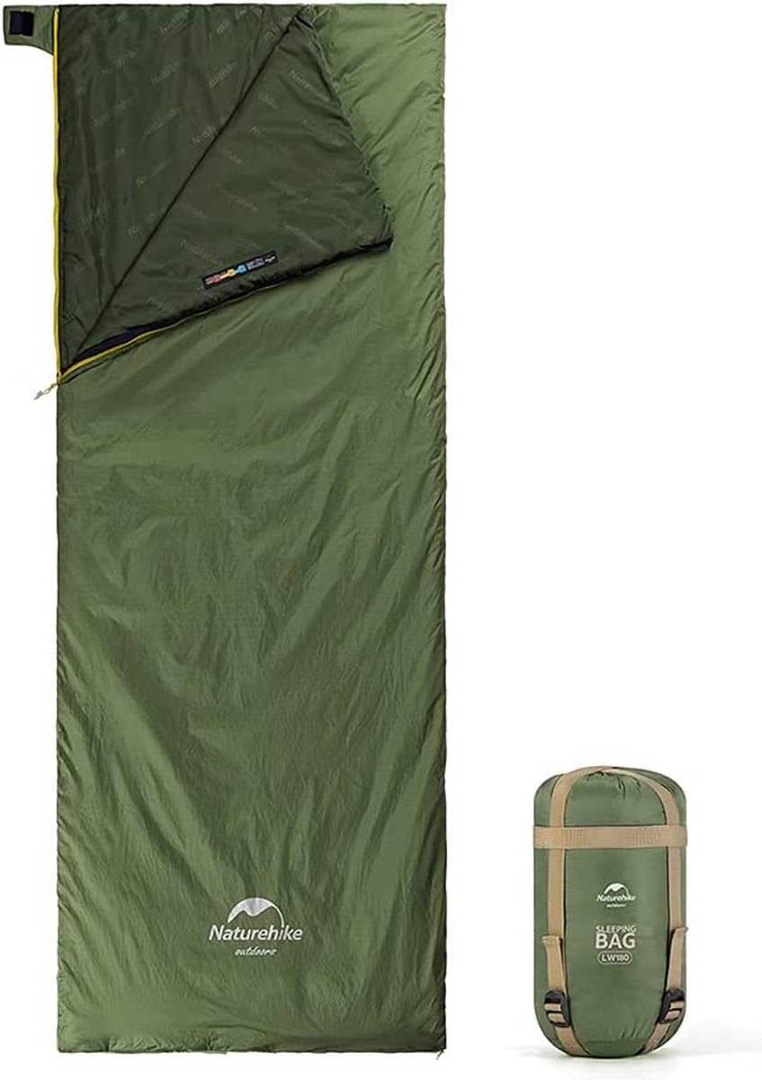 slaapzak / Premium Slaapzak Volwassenen & Kinderen - Warme 3-4 Seizoenen, Waterdichte Lichtgewicht Slaapzak voor Mannen, Vrouwen, Kamperen, Festivals & Buitenshuis met Compressiezak