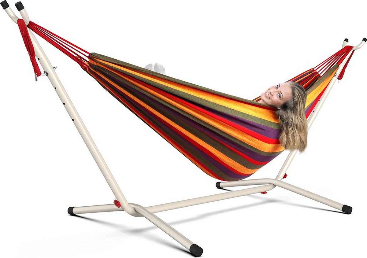 Hammock – hangmat – stevige hangmat – binnen en buiten – premium