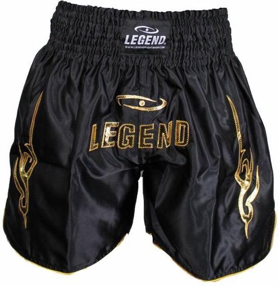 Short de boxe Legend Sports Logo (kick) Or Taille Xxs