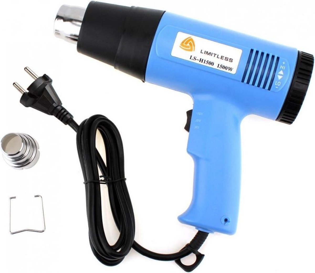 Hyundai heteluchtpistool 2000W - Heatgun - Warmtepistool - Regelbaar; 450  tot 600 ºC