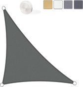 Bol.com Driehoekige waterafstotende parasol 3x3x425m - Weerbestendige zonwering van PES polyester met UV-bescherming voor terras... aanbieding